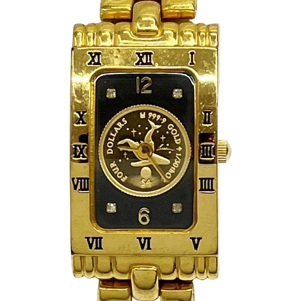 ◆◆クリスチャンラッセン GOLD COIN WATCH ゴールドコインウォッチ 金貨 1|30オンス 腕時計 QZ クォーツ 未稼働品