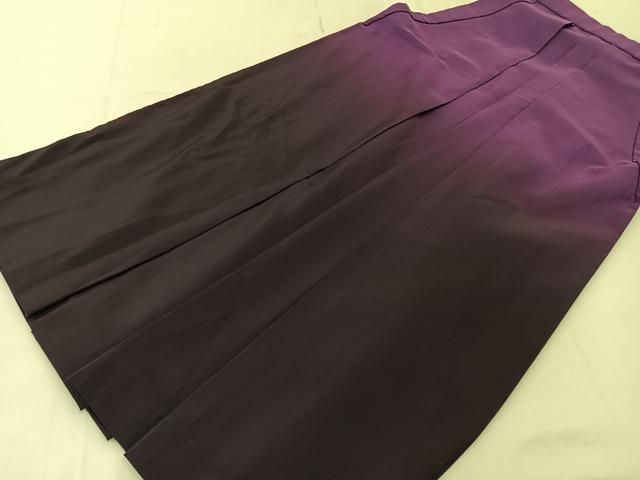 平和屋着物●女性 行灯袴 総刺繍 舞桜文 暈し染め 金糸 洗える着物 BAAU3812hj