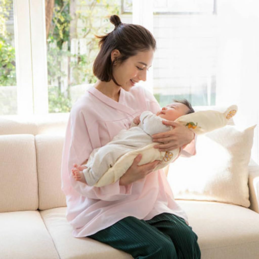 極美品BURBERRYバーバリー☆パイル地ベビーポンチョbaby〜90