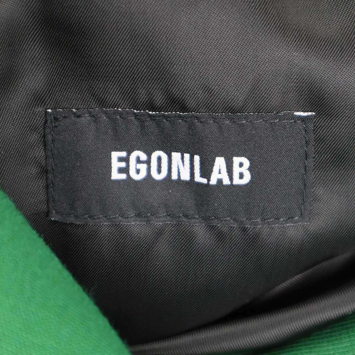 EGONLAB エゴンラボ 23SS PLEATED JACKET ウールプリーツベルテッド 