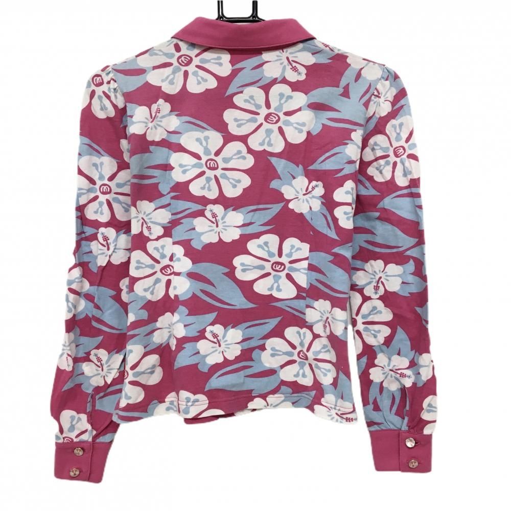 coco 中古 エムユースポーツ MU SPORTS レディース 長袖シャツ 40(M) ピンク系 ハーフジップ 薄手 ドット柄 中古 レディース エムユースポーツ MU SPORTS 半袖ポロシャツ 42
