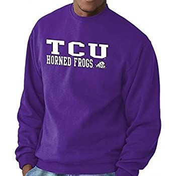 TCU Horned Frogs大人用アーチ&ロゴGamedayクルーネックスウェットシャツ???パープル、 S パープル