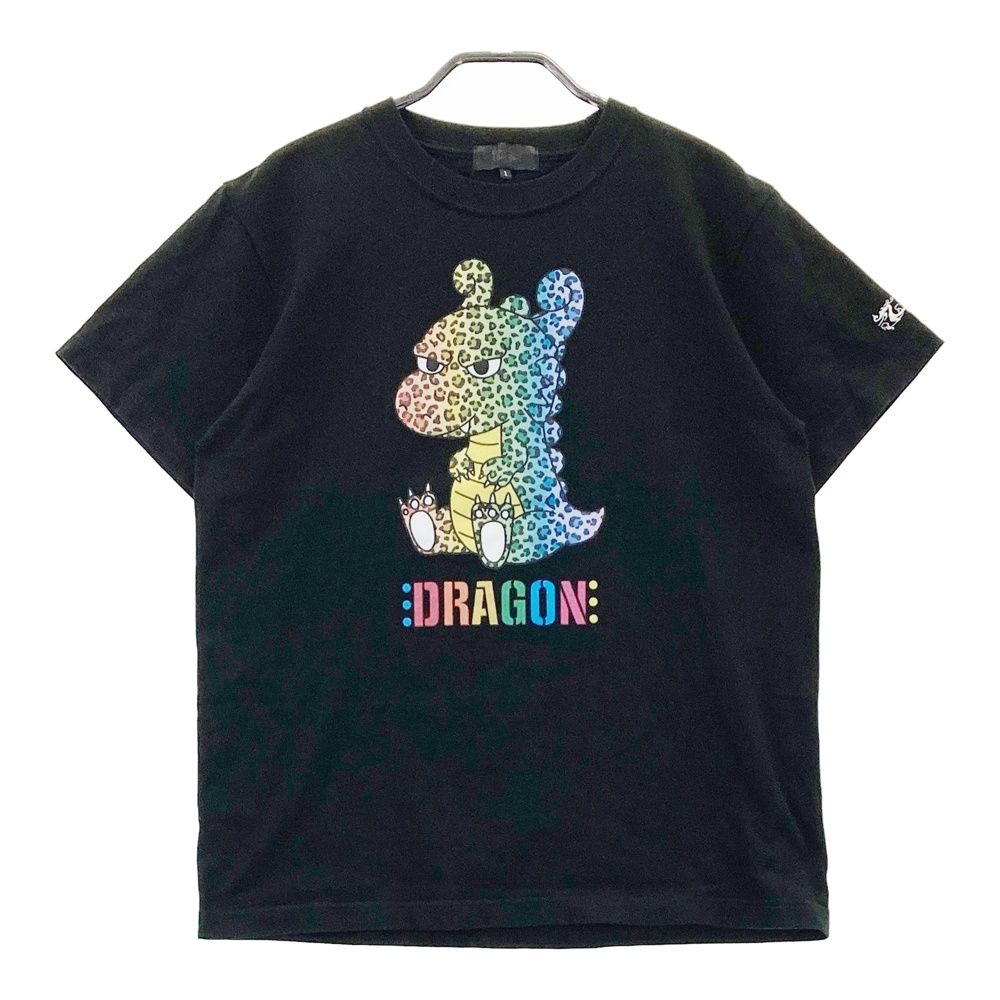 サイズ：1 DANCE WITH DRAGON ダンスウィズドラゴン 半袖Tシャツ チビドラ ブラック系 [240101515282] ゴルフウェア メンズ ストスト