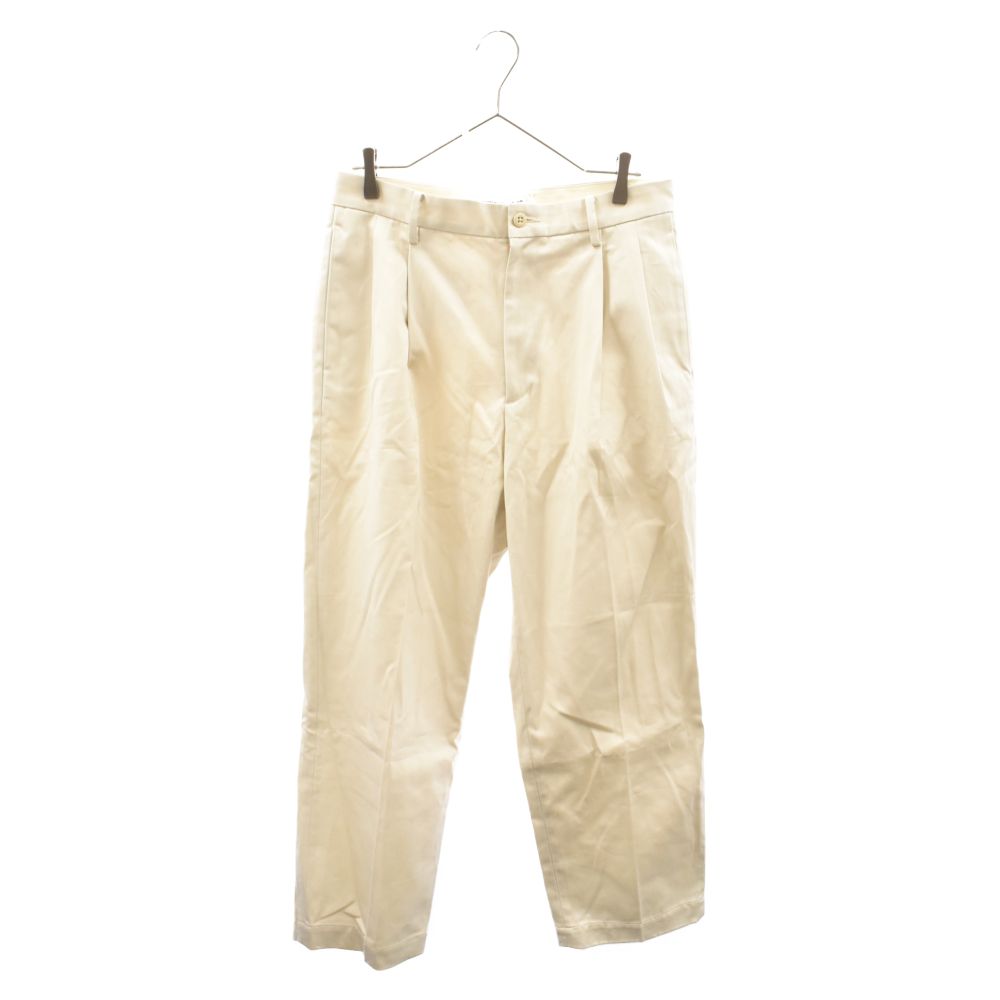 WACKO MARIA (ワコマリア) 23AW DOUBLE PLEATED CHINO TROUSERS ダブル プリーツ チノ トラウザー  パンツ ホワイト 23FW-WMP-PT01 - メルカリ