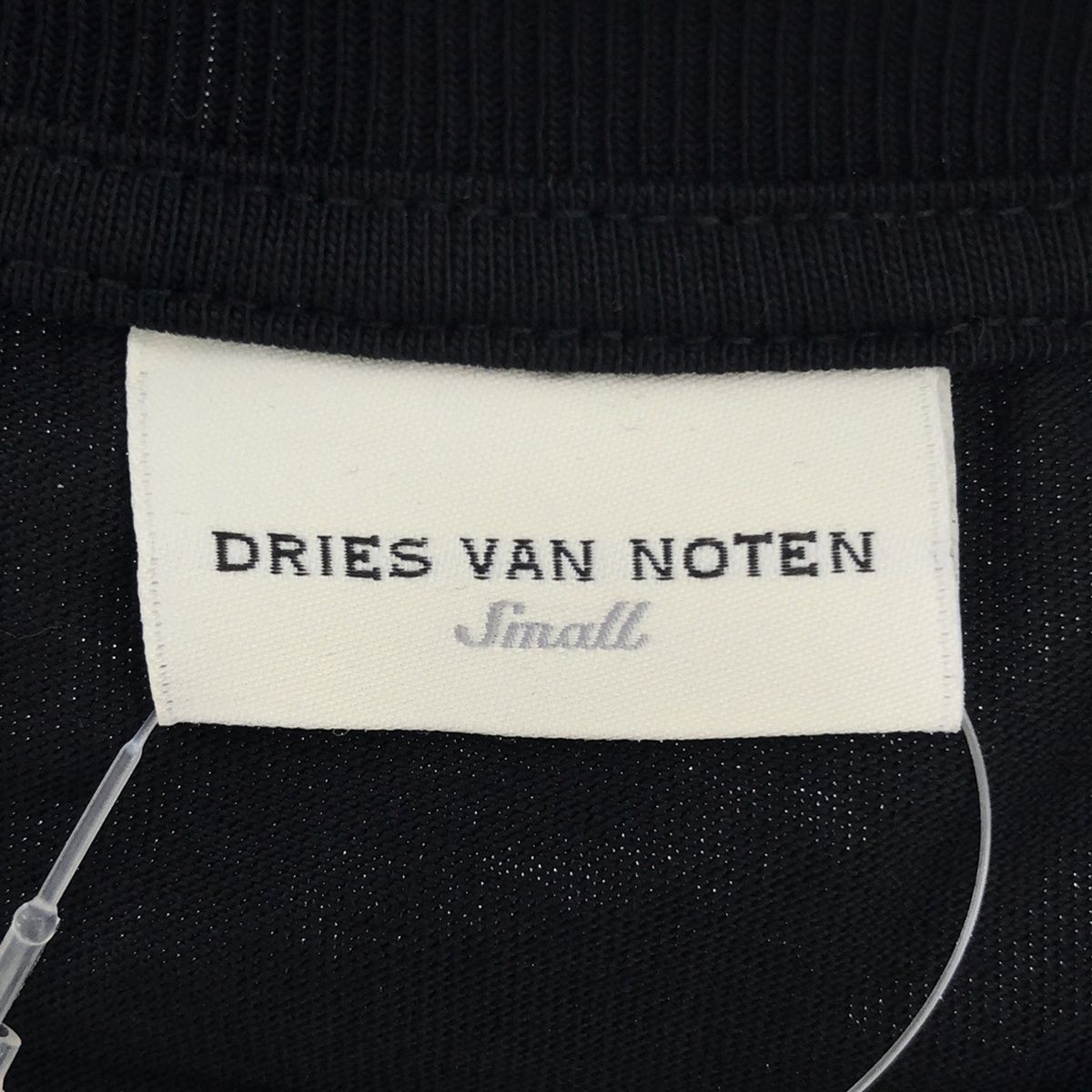 DRIES VAN NOTEN ドリスヴァンノッテン 19AW エンブロイダリーロングスリーブカットソー  ブラック S