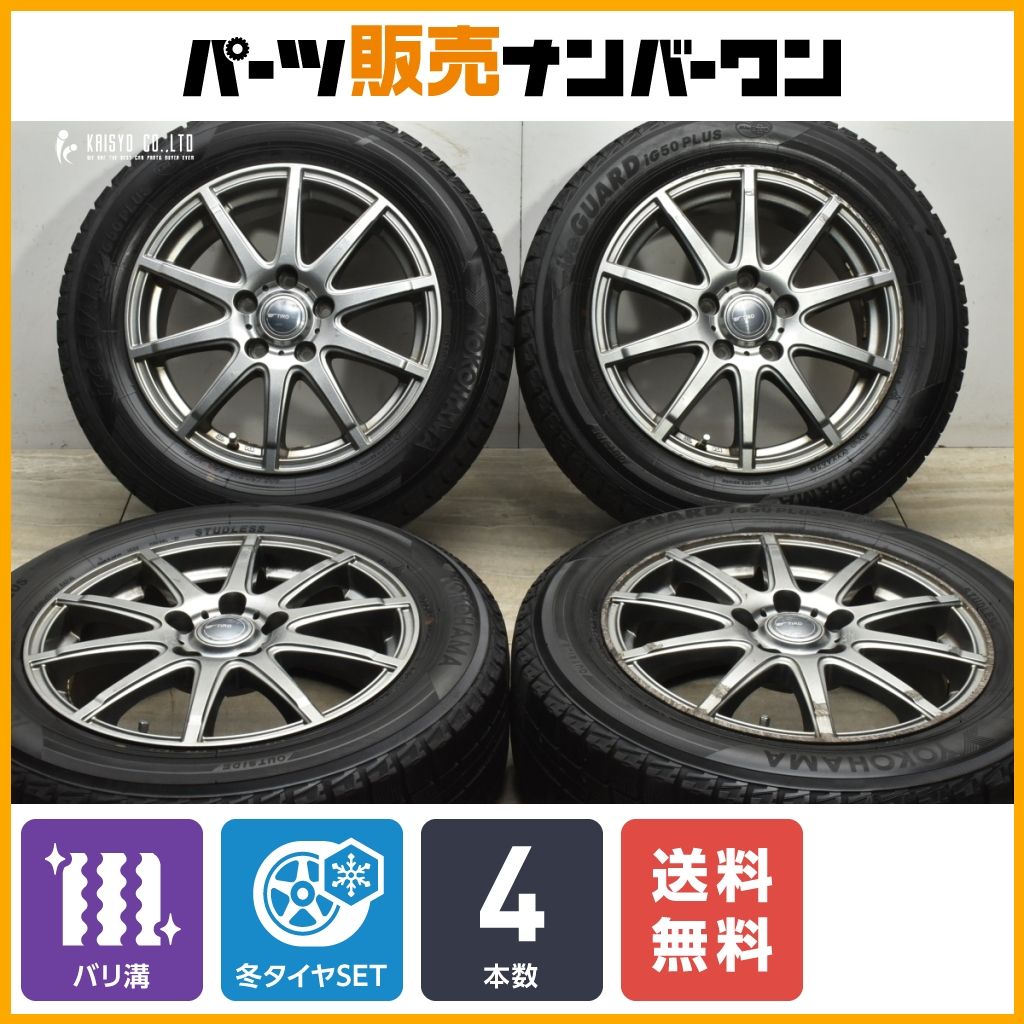 バリ溝】TIRO 16in 6.5J +53 PCD114.3 ヨコハマ アイスガード iG50  