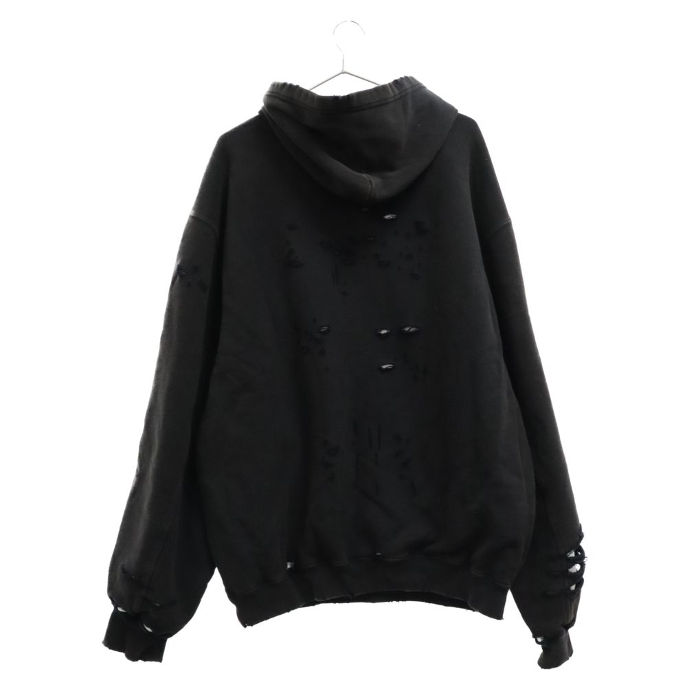 BALENCIAGA (バレンシアガ) 21SS Caps Destroyed Hoodie キャップス