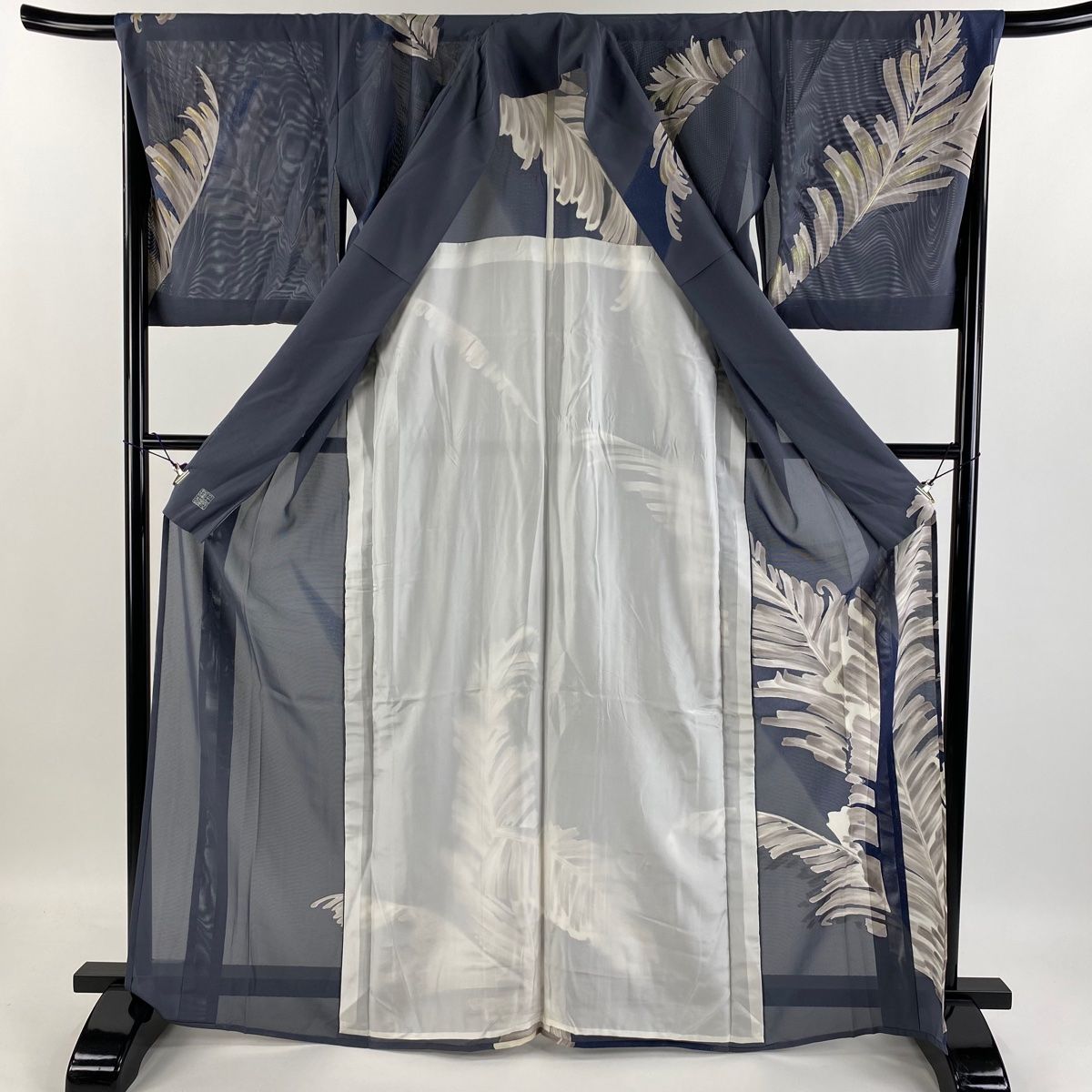 平和屋着物▽京友禅の巨匠・頼田勉 臈纈染手描友禅 本場染大島紬 訪問