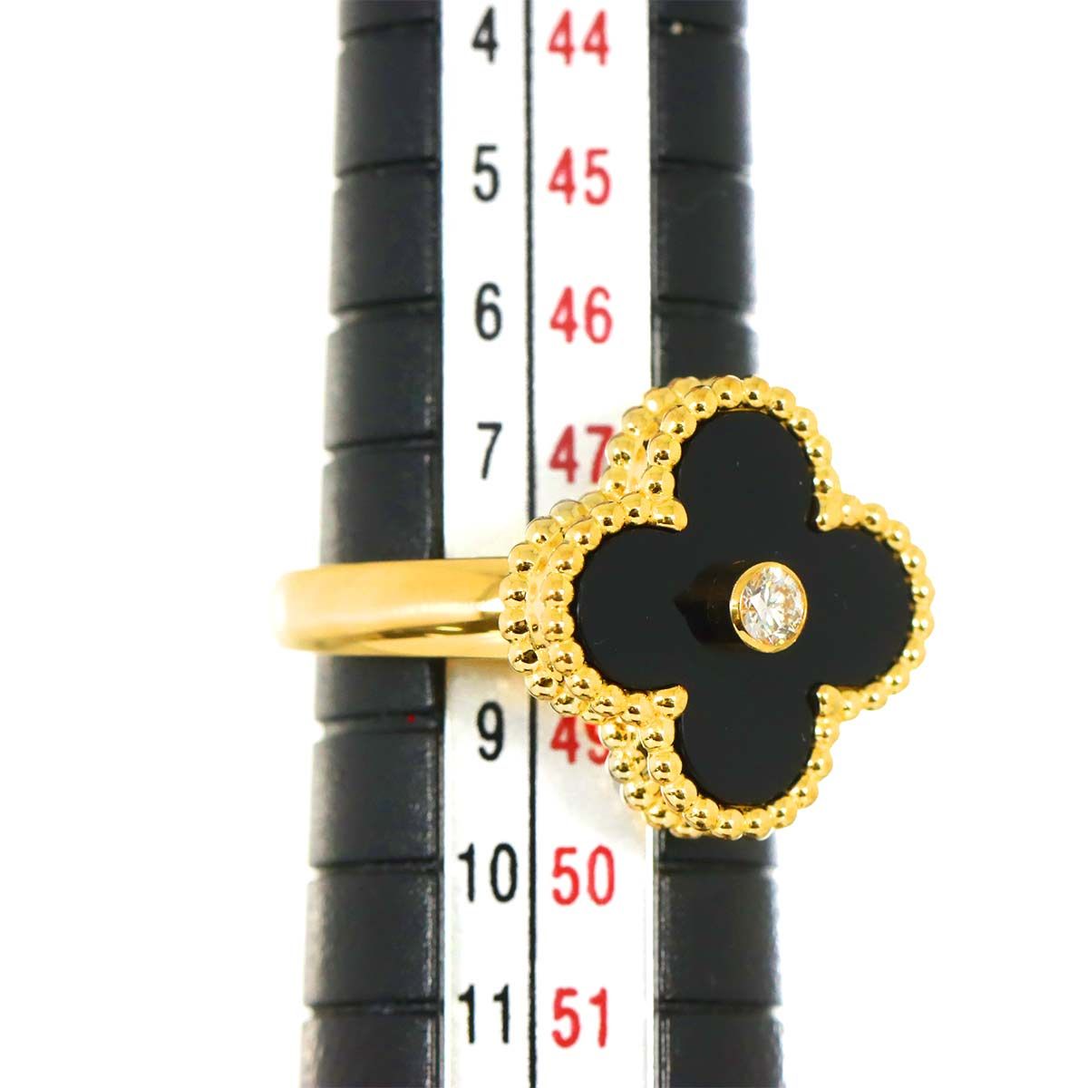 ヴァンクリーフ & アーペル VCA ヴィンテージ アルハンブラ #48 リング