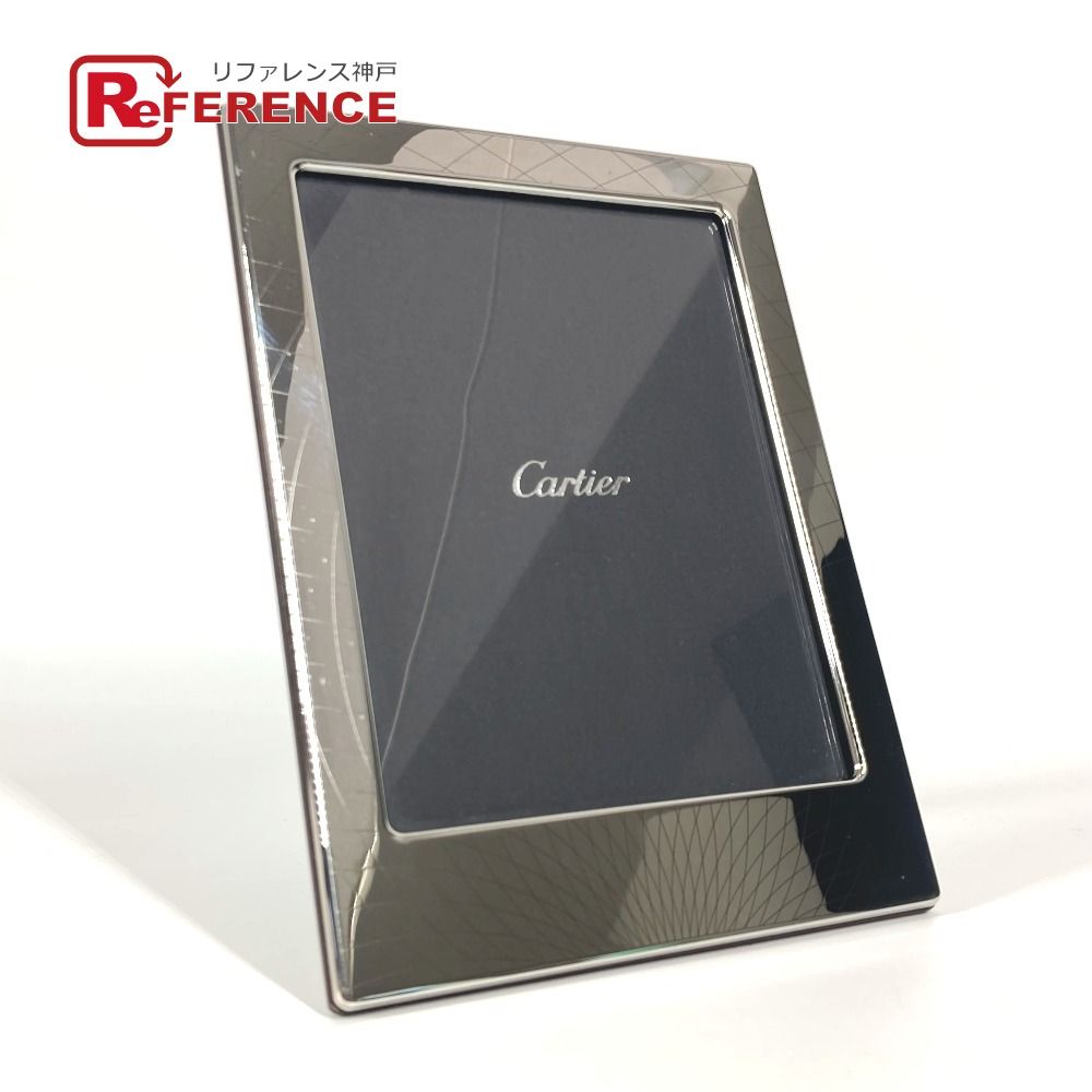 CARTIER カルティエ フォトフレーム パンテール ロゴ 豹 ヒョウ レオパード メタル シルバー