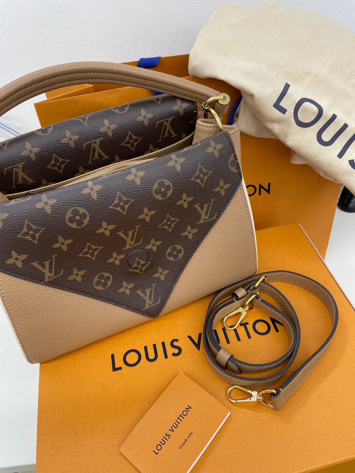 ルイ・ヴィトン Louis Vuitton ドゥブル ダブル V 2WAY ショルダー 