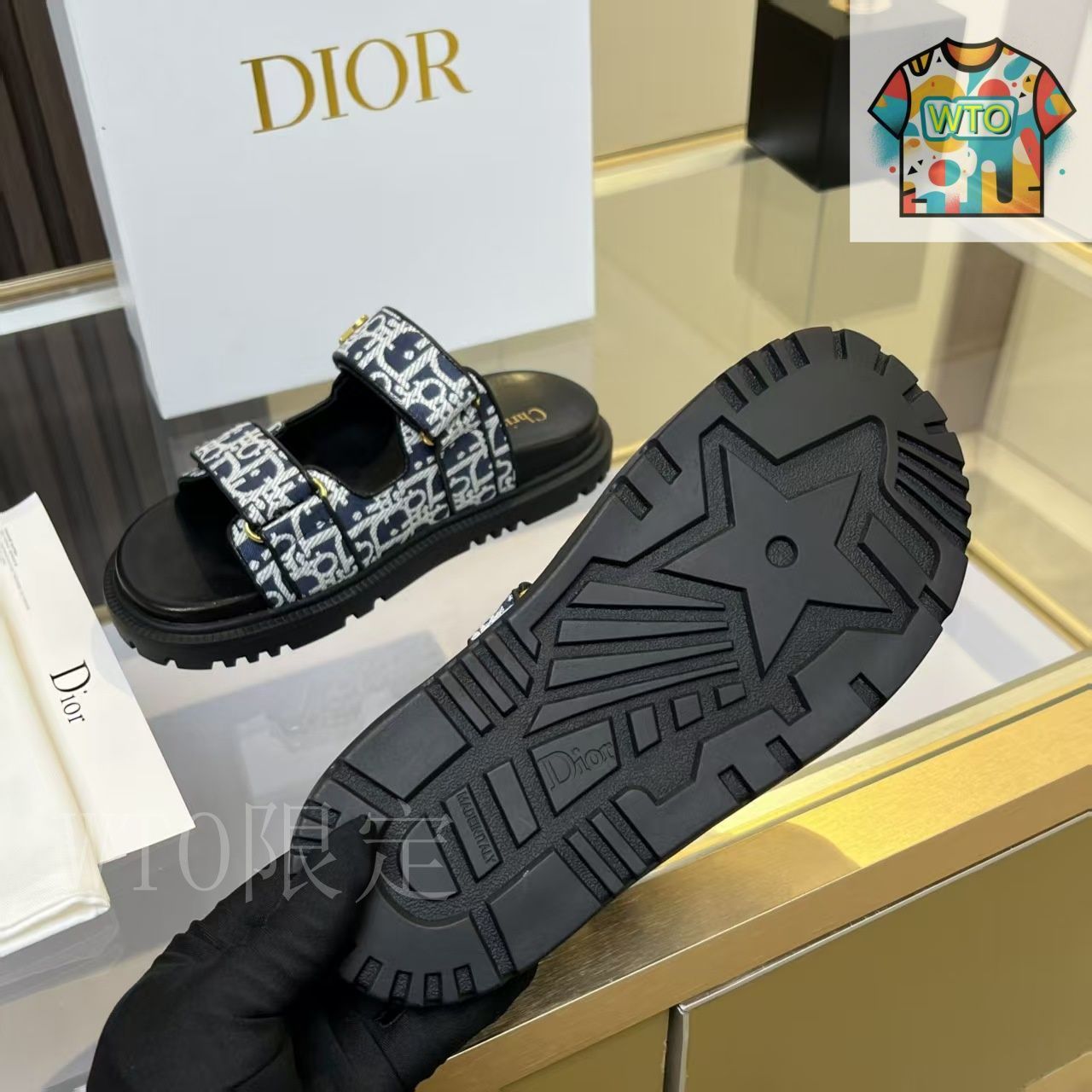 ディオール（Dior）クラシックサンダル スリッパ01-NW80 - メルカリ