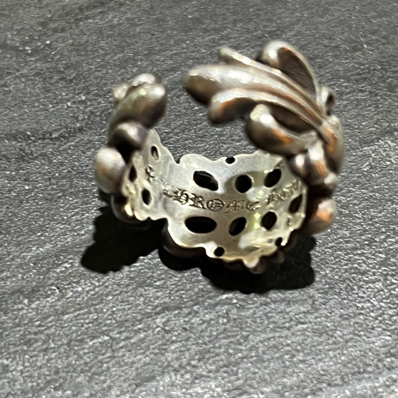 CHROME HEARTS DBL FLRL CRS ダブル フローラルクロス リング 指輪
