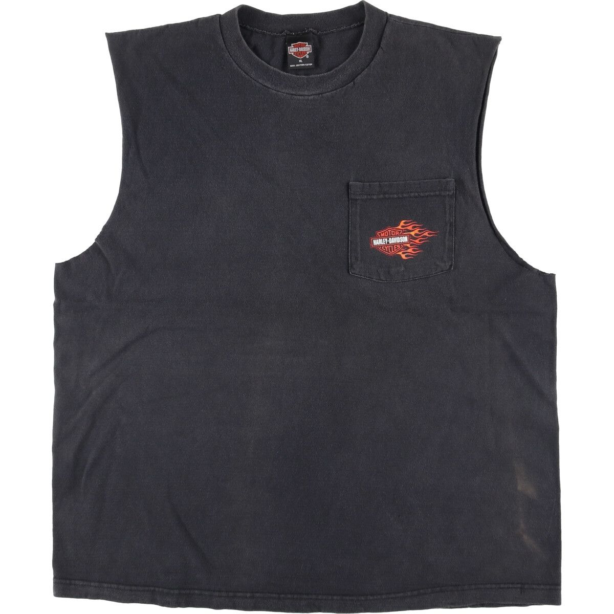 古着 ハーレーダビッドソン Harley-Davidson 鷲柄 イーグル柄 ファイヤーパターン モーターサイクル バイクTシャツ |eaa551197