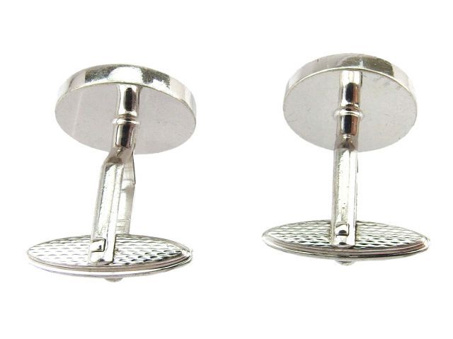 ダンヒル カフス カフリンクス メンズ スウィヴル式 ロゴボタン