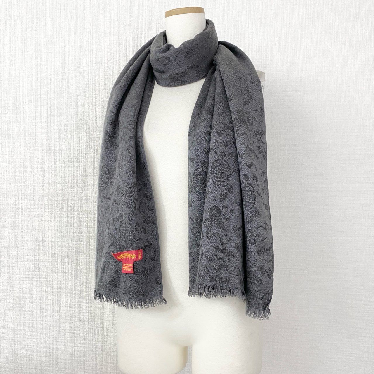 Shanghai Tang(シャンハイタン) ストール(ショール)美品 - ピンク