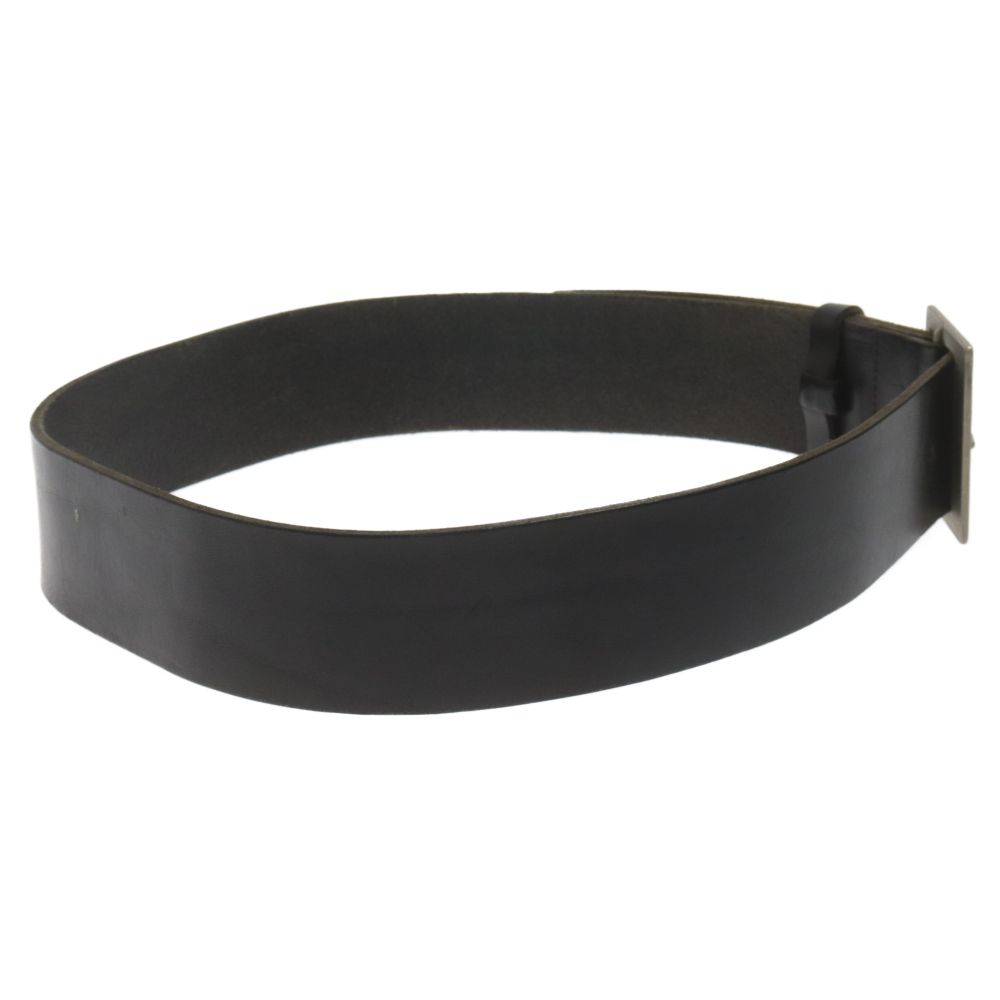 mf　DIRK BIKKEMBERGS レザーベルト　ダークビッケンバーグ DIRK BIKKEMBERGS (ダークビッケンバーグ) ロゴバックル ワイド