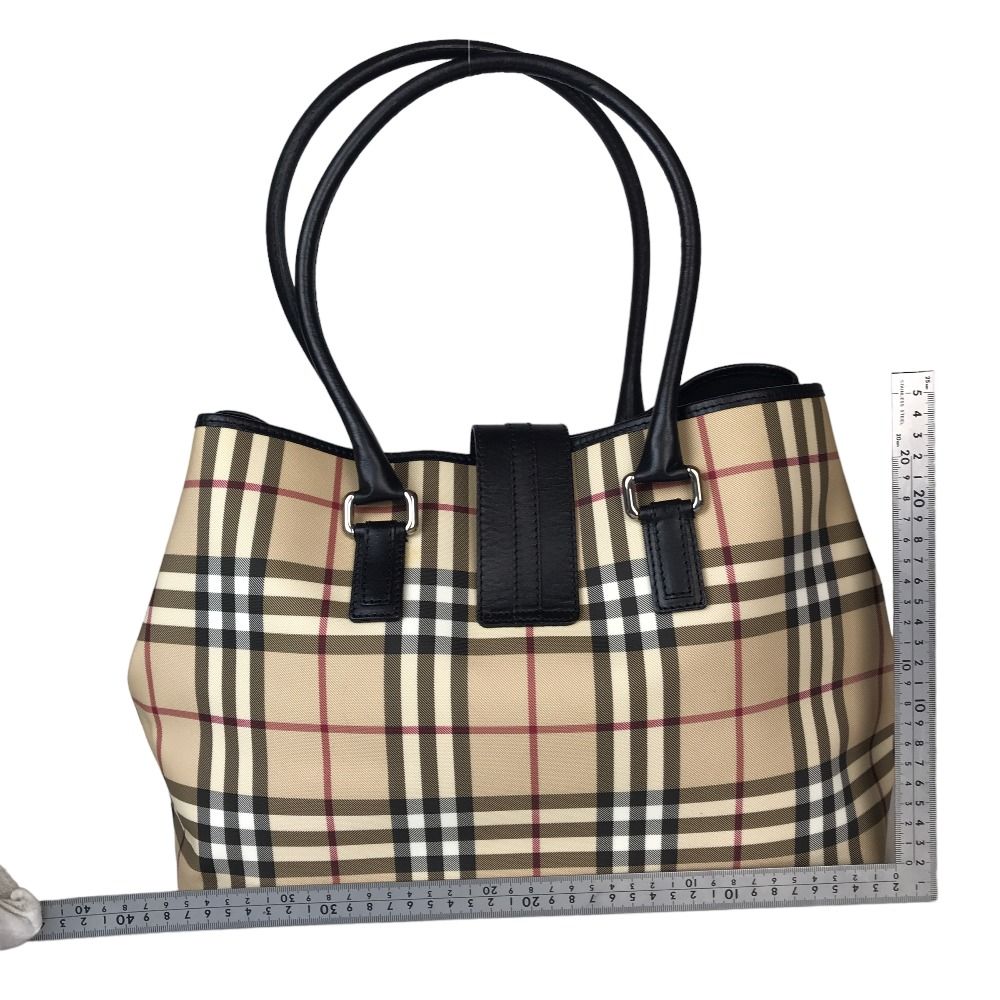 [廃盤品]Burberry バーバリー ハンドバッグ ノバチェック キャンバス BURBERRY バーバリー ノバチェック ハンドバッグ ベージュ