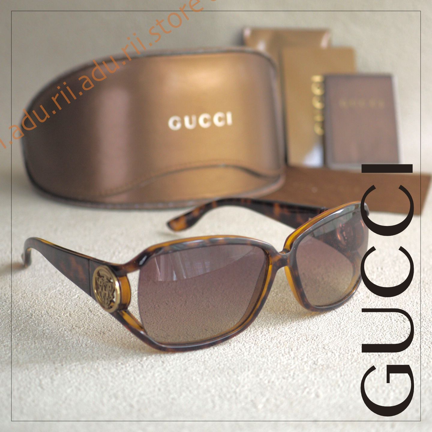 美品☆ グッチ GUCCI べっ甲 クレスト サングラス ブラウン GG 3059 S V08YY / 鼈甲 べっこう ブランド メンズ レディース  - メルカリ