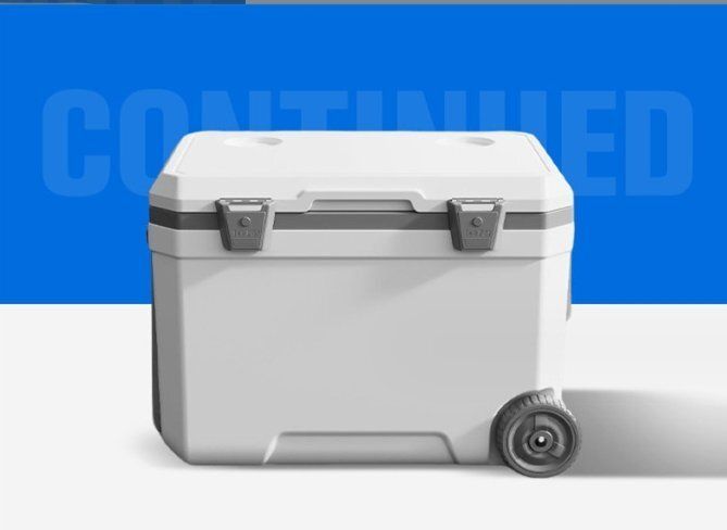 45リットルコールドチェーン輸送保冷冷蔵庫車載移動冷蔵庫ホイールレバー付きアウトドアピクニックキャンプ保温箱CYB469注目の