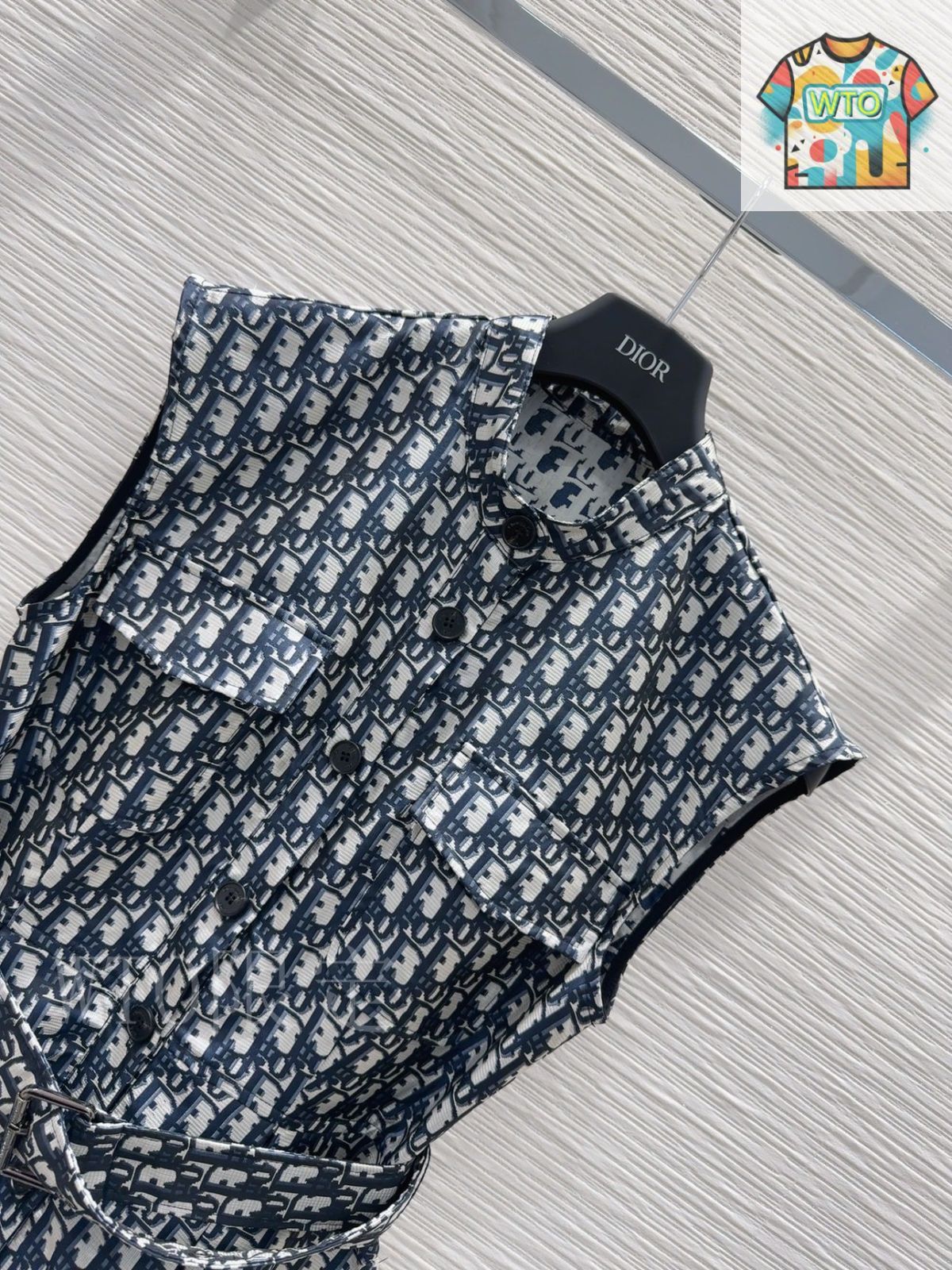 今日特価】Christian Dior 2025SS 新款 ノースリーブワンピース