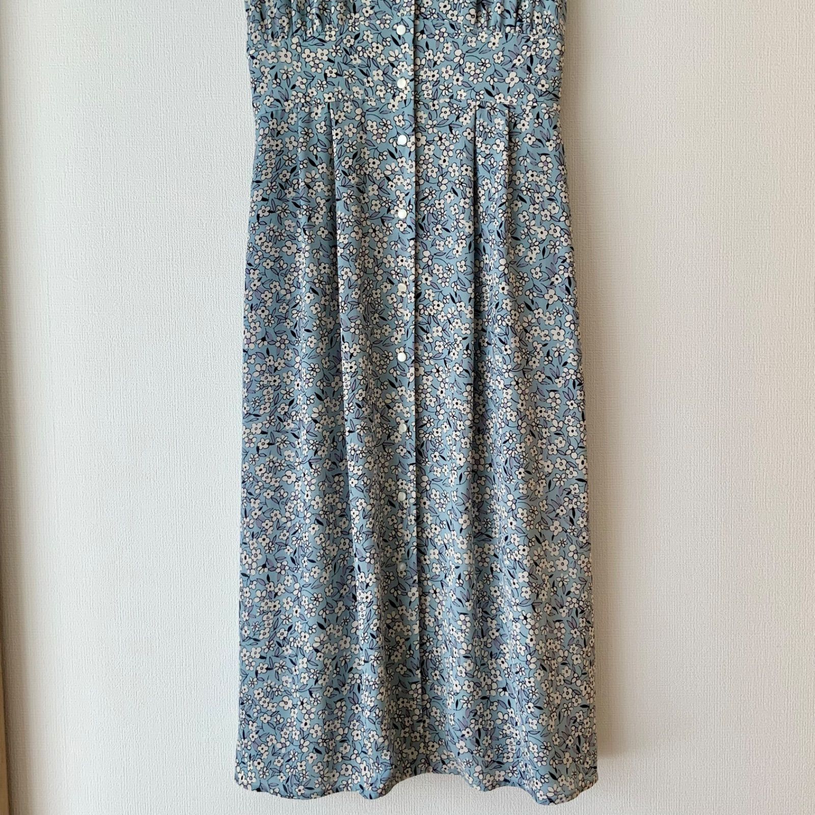【IENA】☆お値下げ☆フラワープリント ボザムドレス ワンピース 　36 追加》フラワープリント ボザムドレス（ワンピース）｜IENA
