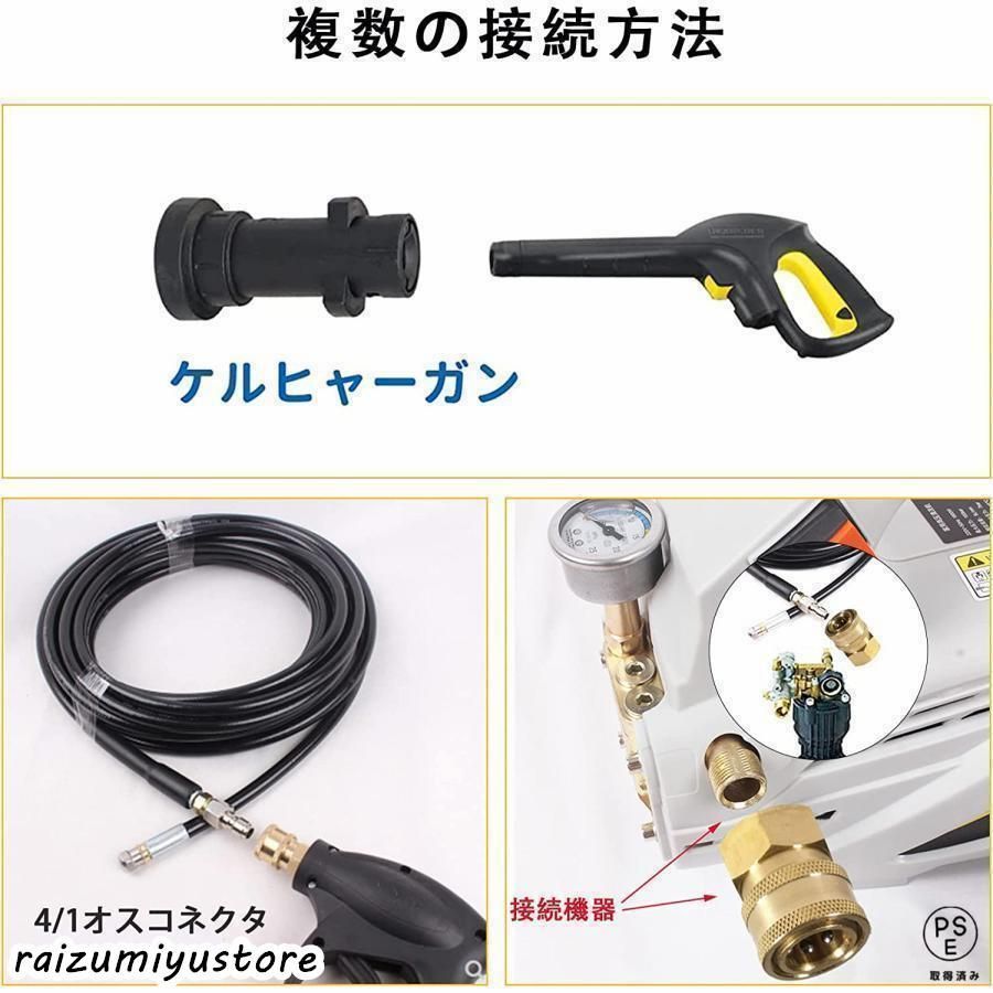 高圧洗浄機 コードレス 充電式 7MPa最大吐出圧力3種類噴射モード 水