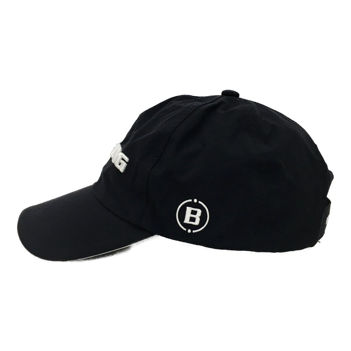 BRIEFING - coco 中古 ブリーフィング BRIEFING レインキャップ フリー ブラック 刺しゅうロゴ シンプル 中古 ブリーフィング BRIEFING レインキャップ フリー ブラック