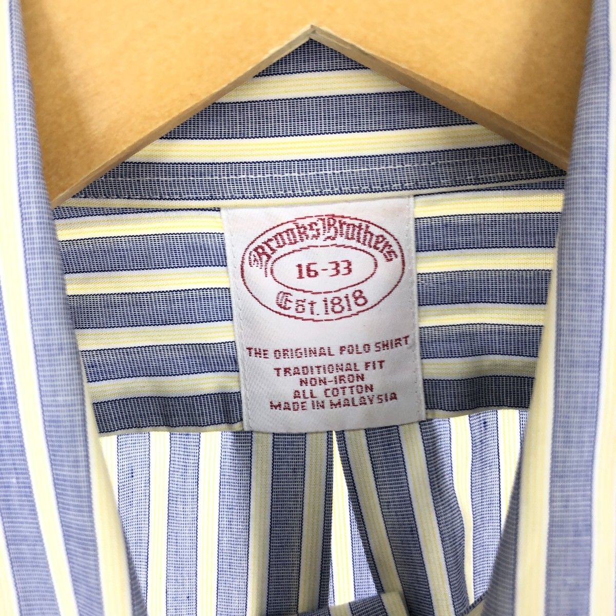 古着 ブルックスブラザーズ Brooks Brothers Est.1818 長袖 ボタンダウンストライプシャツ メンズL相当/eaa490161