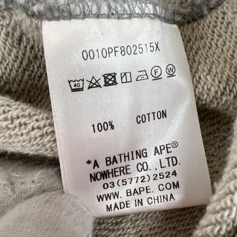 アベイシングエイプ　スウェットトレーナーワンピース 楽天市場】A BATHING APE（ブランドア ベイシング エイプ