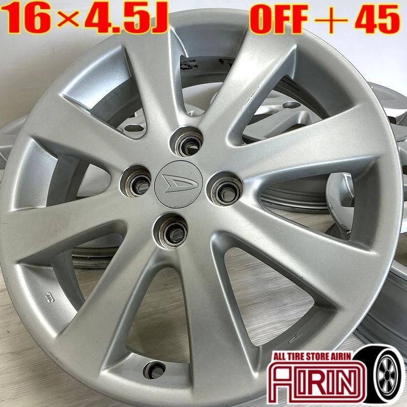 中古 16インチ アルミ ダイハツ ムーヴ 純正 4本セット コペンGR