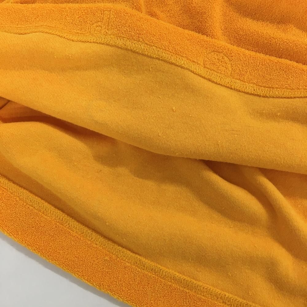 ☆特価☆パーリーゲイツ スカート オレンジ パイル地 ロゴ総柄