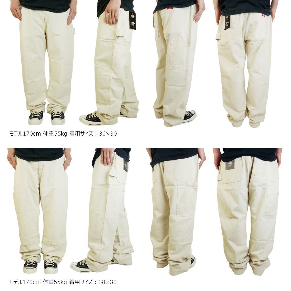GQ1605◇Dickies : ダブルニー ダック地ペインターパンツ◇36◇ GQ1605◇Dickies : ダブルニー ダック地ペインターパンツ◇36