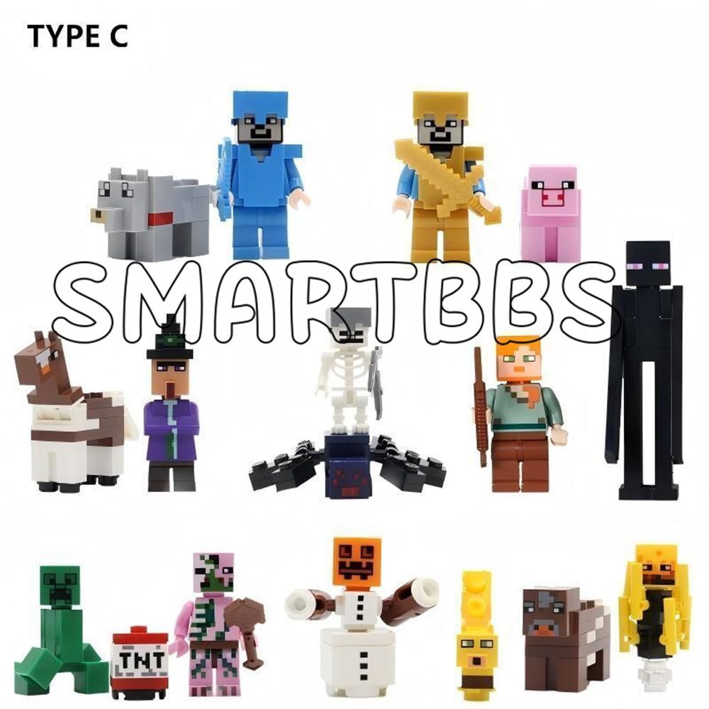 マインクラフトミニフイギュアICE SERIES 19個セット マインクラフトミニフイギュアICE SERIES 19個セット Minecraft