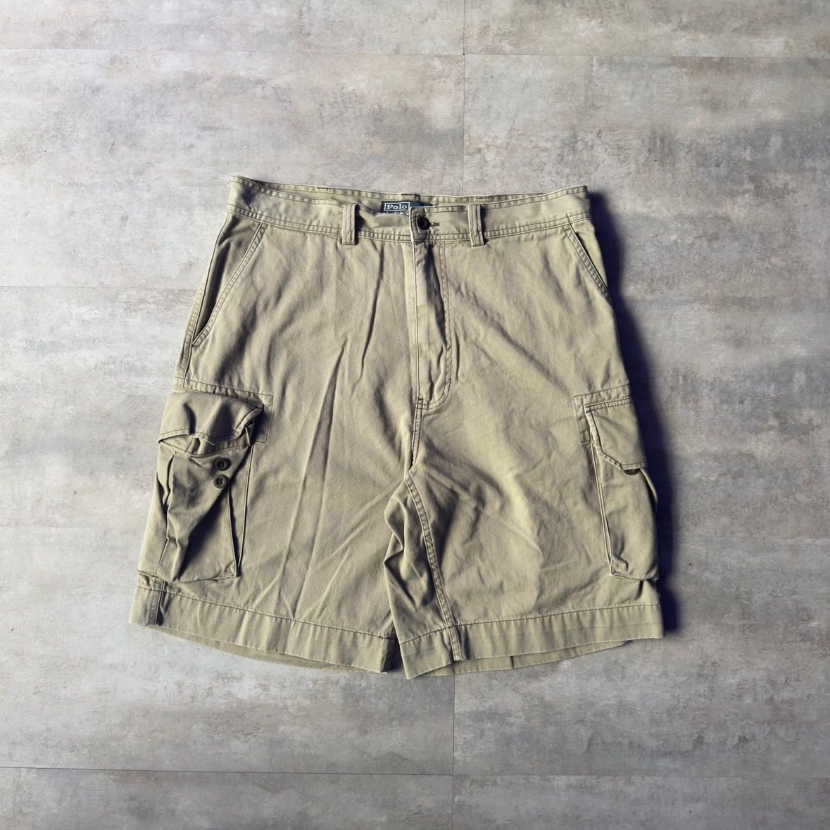 polo by Ralph Lauren ポロチノカーゴパンツ ハーフパンツ W35 ライトグリーン