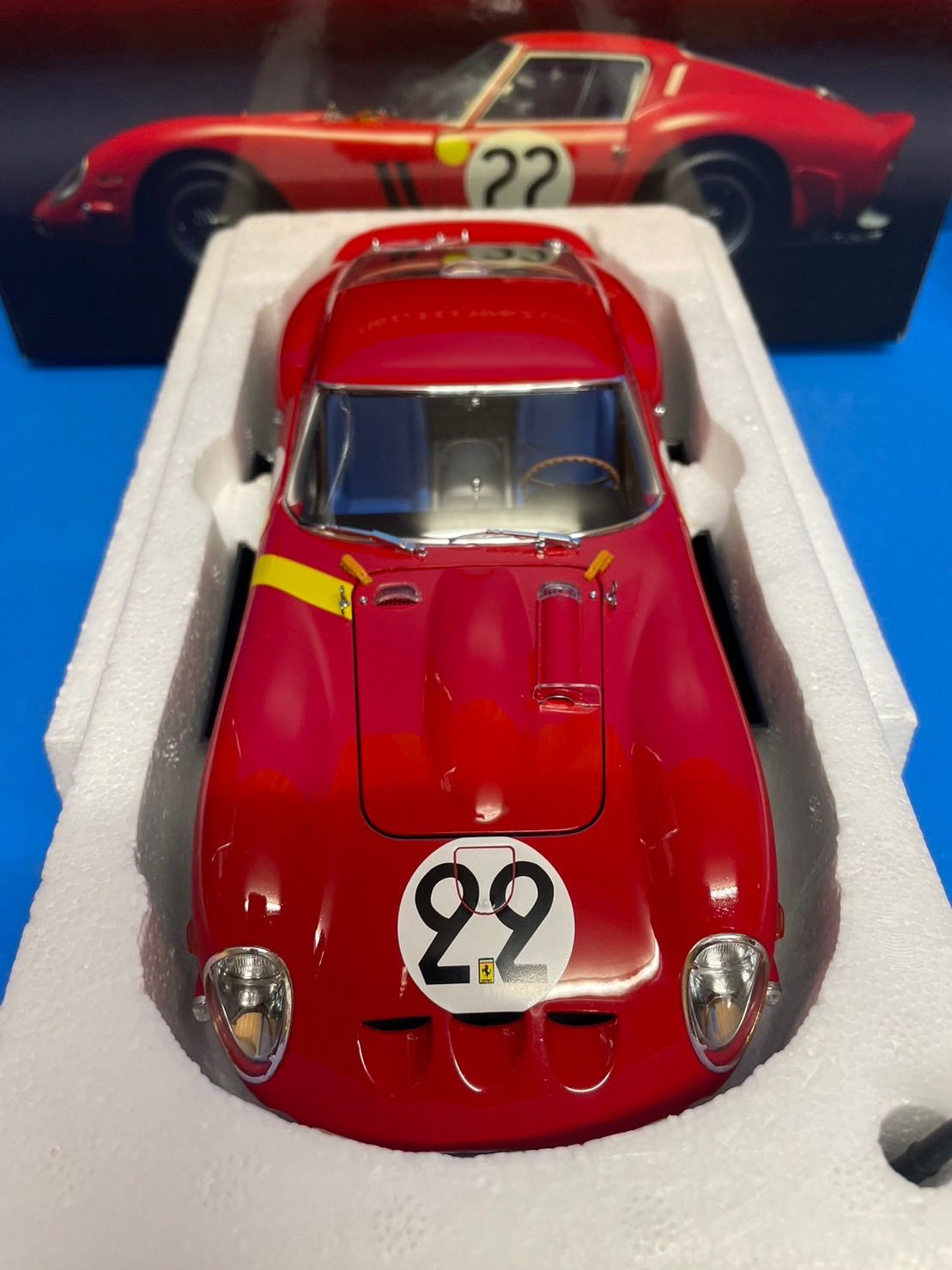 京商 1/18 フェラーリ 250 GTO 1962 No.22 ル・マン - メルカリ