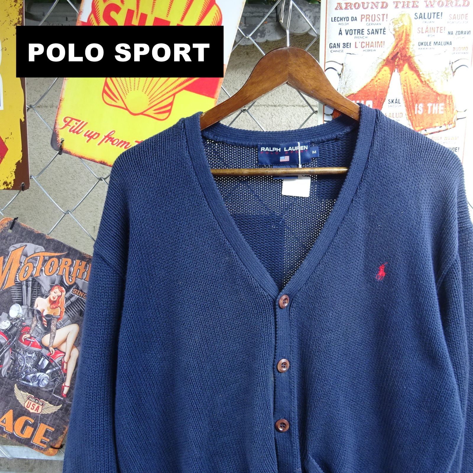 POLO SPORT ポロ スポーツ ラルフ ローレン カーディガン M サイズ