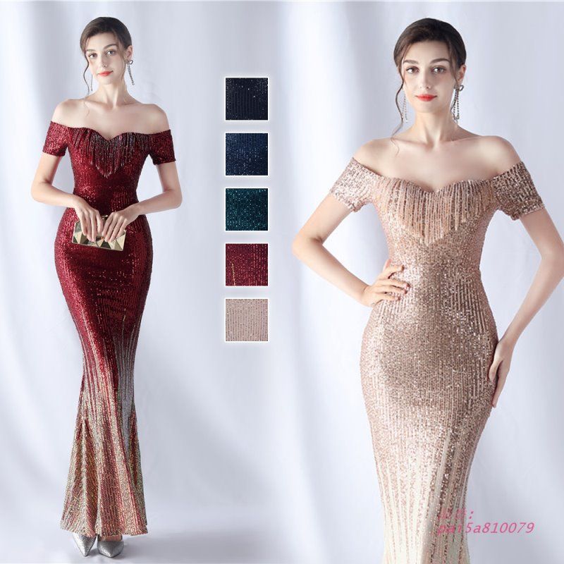 ドレス マーメイドドレス パーティードレス スパンイブニングドレス ウェディングドレス ウエディングドレス 発表会 二次会 舞台衣装 結婚式 pai5a810079