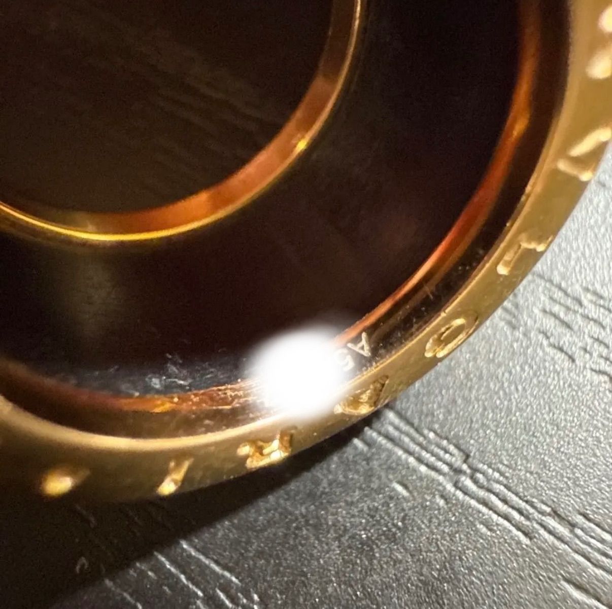 BVLGARI ブルガリ B-ZERO1リング 750PG/ラピス 3バンド BVLGARI ブルガリ B-ZERO1リング 750PG/ラピス 3バンド ブルガリ