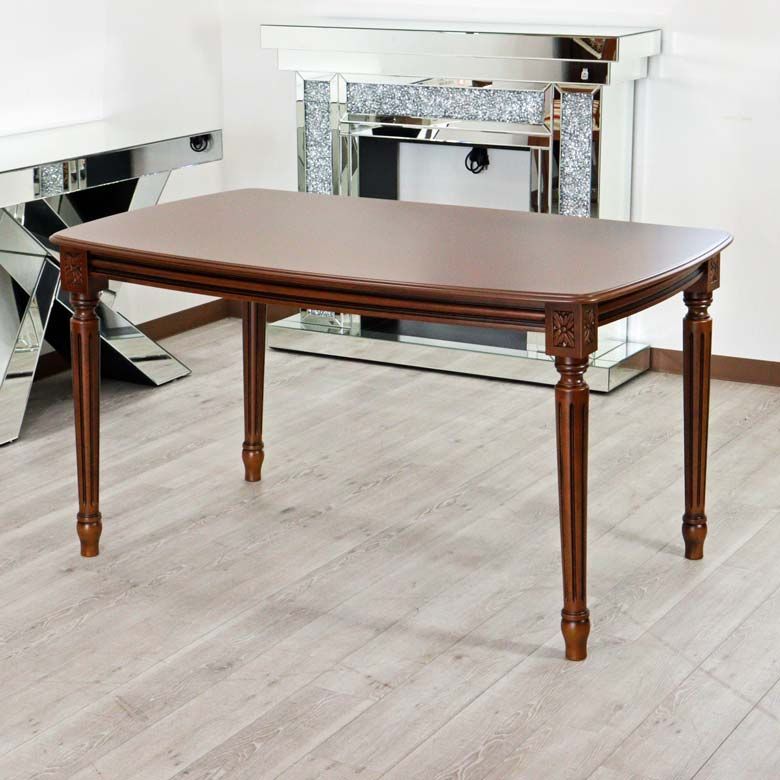 ダイニングテーブル 5点セット 150cm レッド イタリア 長方形 ダイニングテーブル 5点セット 150cm レッド イタリア 長方形