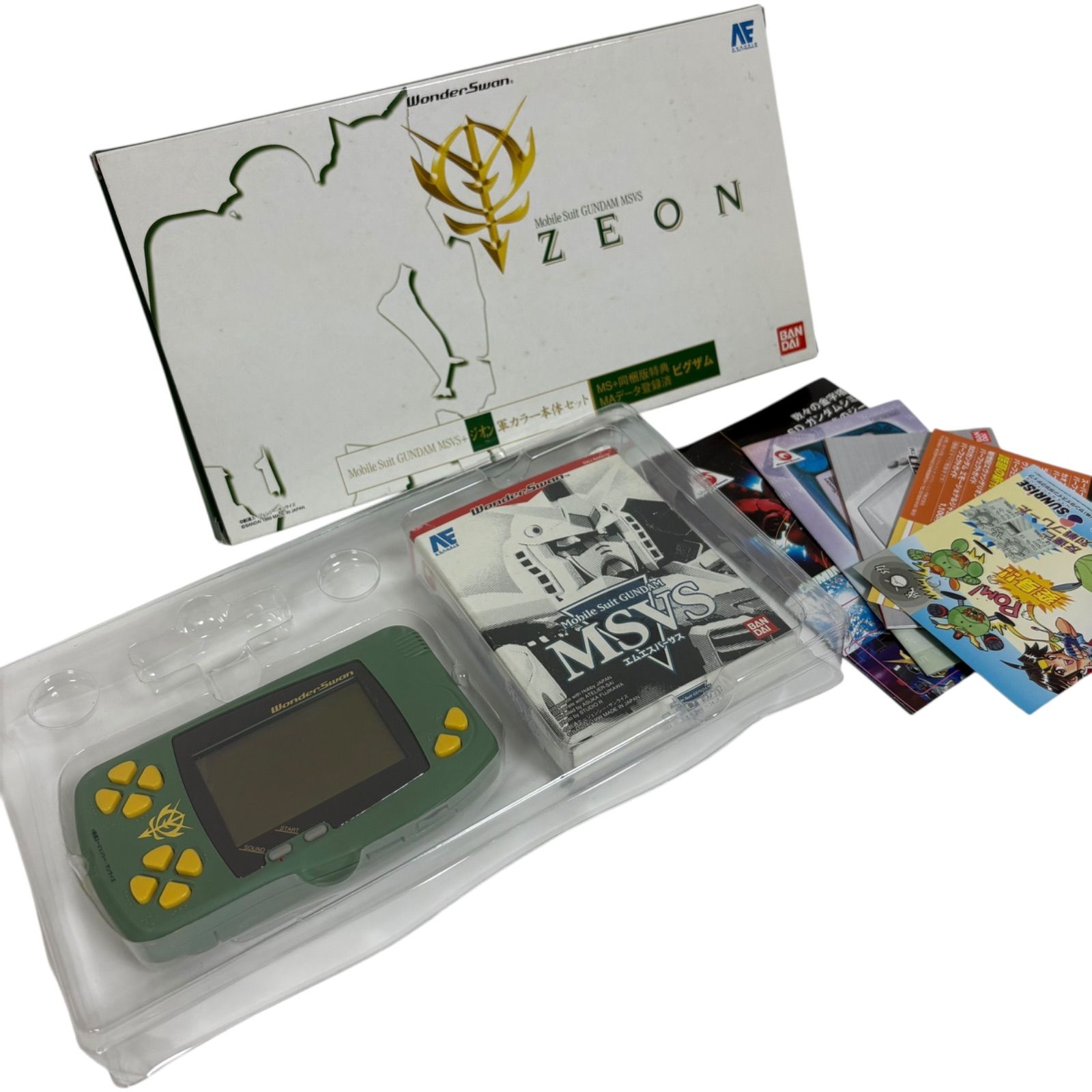 品 バンダイ ワンダースワン ジオン軍カラーセット MSVS エムエスバーサス ソフト付き