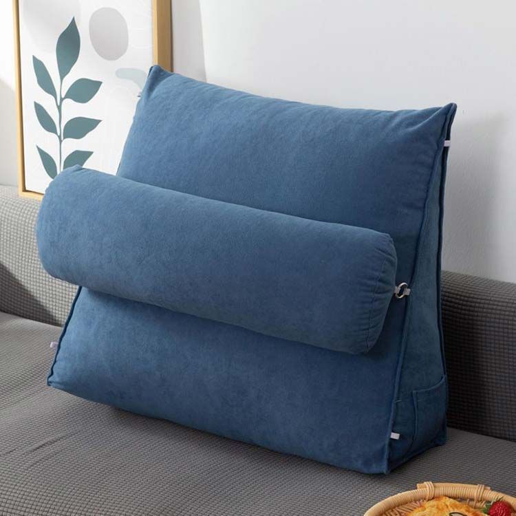 背もたれ クッション ベッド 読書用 クッション 三角クッション 腰枕 おしゃれ かわいい 一人暮らし リビング 北欧 コンパクト 枕付き ゲームクッション ギフト 誕生日 プレゼント 小さい お