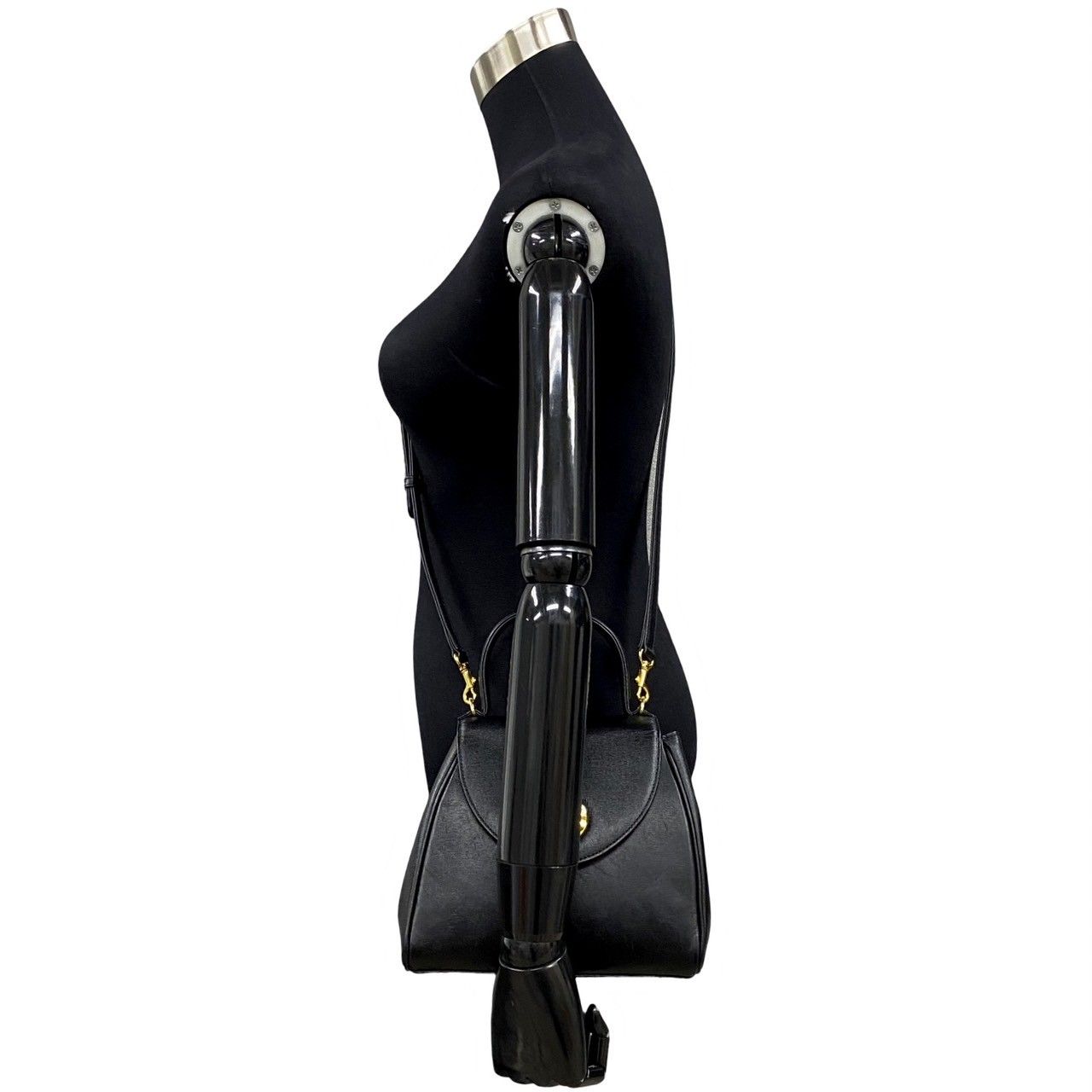 美品 ジバンシー レザーハンドバッグ ターンロック 2way ショルダー