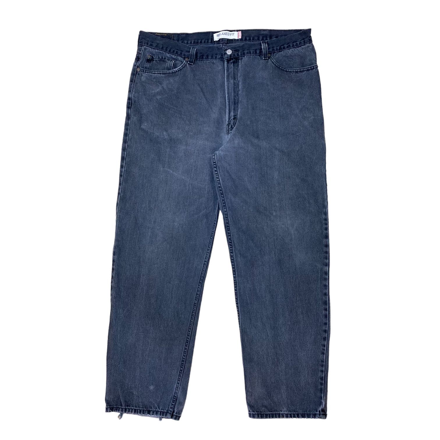 Levi's 550 BLACK】W42 L32 レソト製 ブラック ワイド バギー