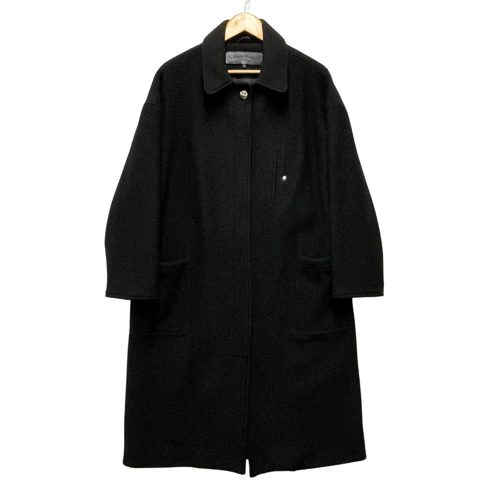 CHROME HEARTS／DELANCEY ウールオーバーサイズコートブラック CHROME HEARTS／DELANCEY ウールオーバーサイズコートブラック