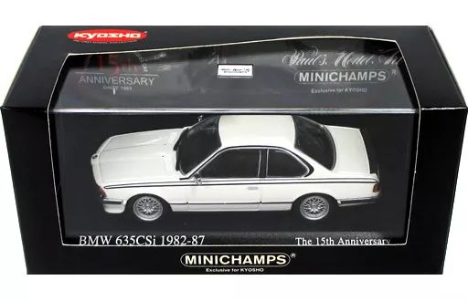 ミニカー 1|43 BMW 635CSi 1982-87 ホワイト 京商ミニカー15周年記念モデル 433025128