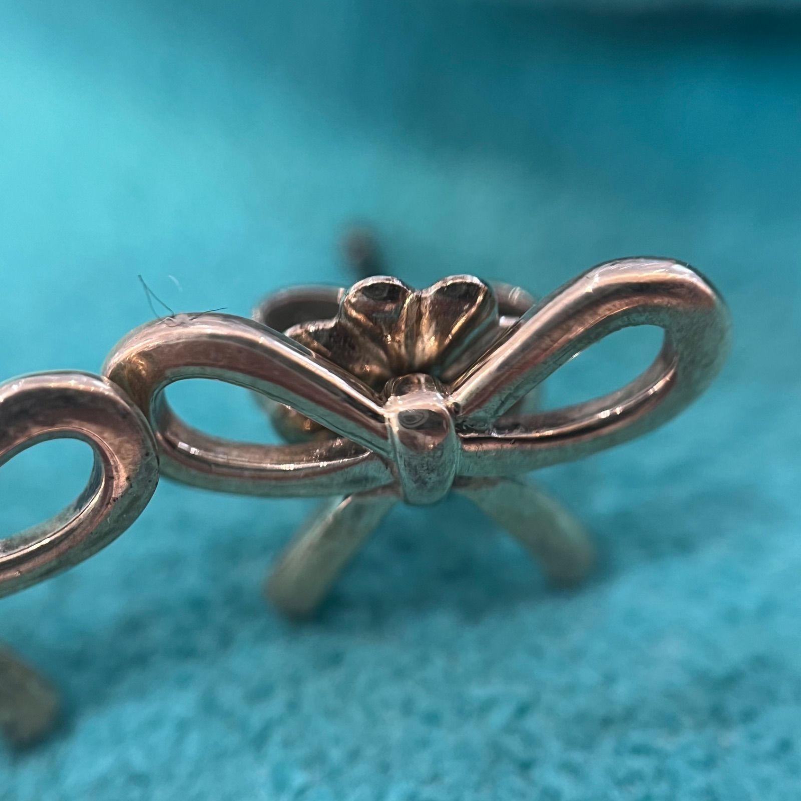 Tiffany&Co. ティファニー リボンピアス silver シルバー925