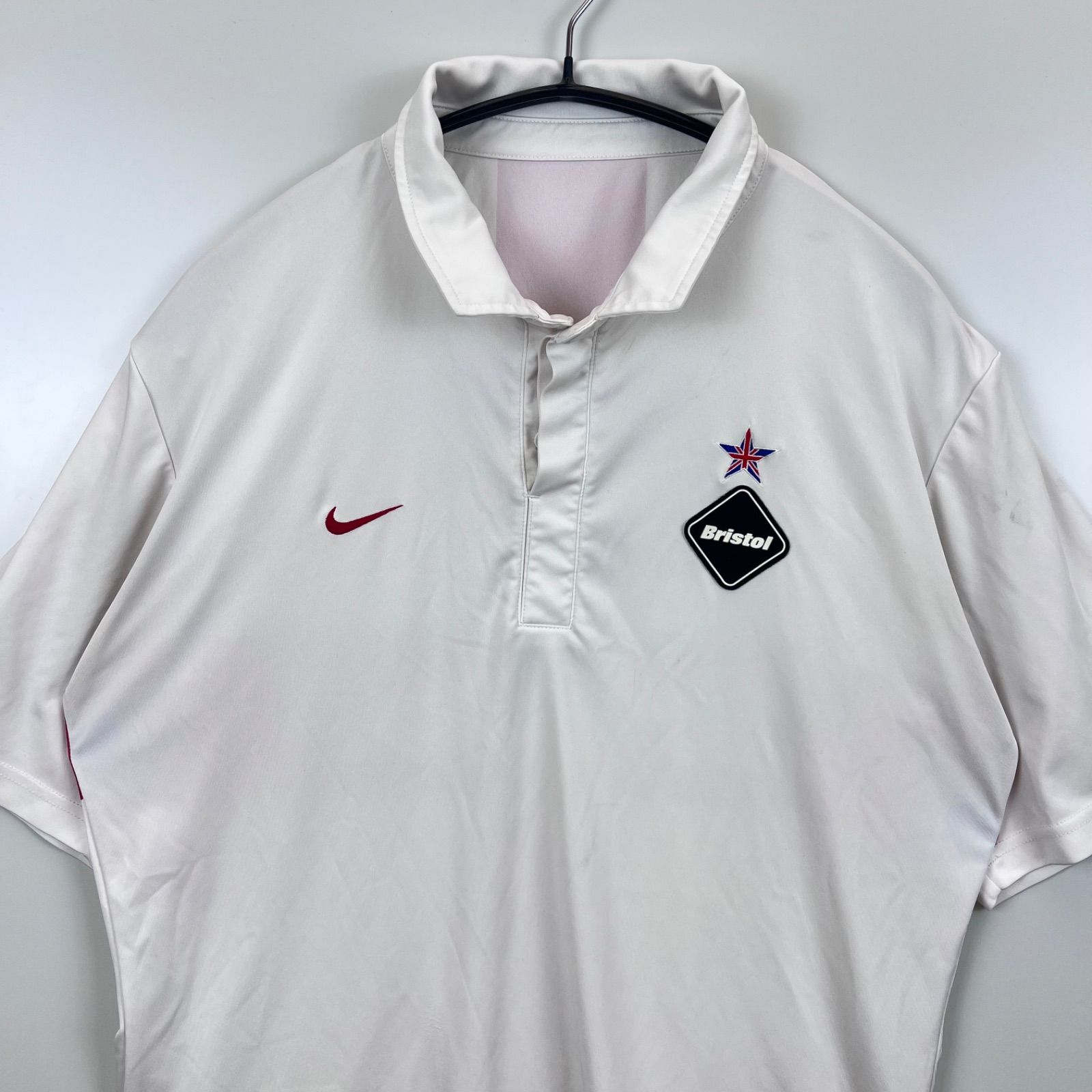 NIKE F.C.R.B.Bristol 12ss Union Jack rubber logo game shirt L