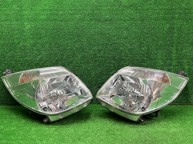 スズキ ＭＫ２１Ｓ パレット ルークス ヘッドライト 左右 ハロゲン 100-59174 レベ付き 250424237