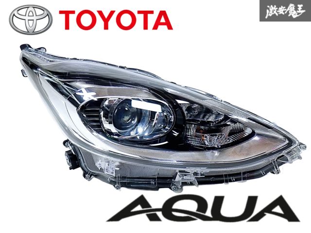 ☆割れ無し☆ トヨタ 純正 NHP10 アクア 後期 ハロゲン ヘッドライト